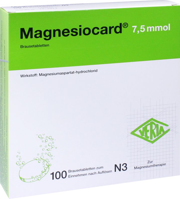 MAGNESIOCARD 7,5 mmol Brausetabletten