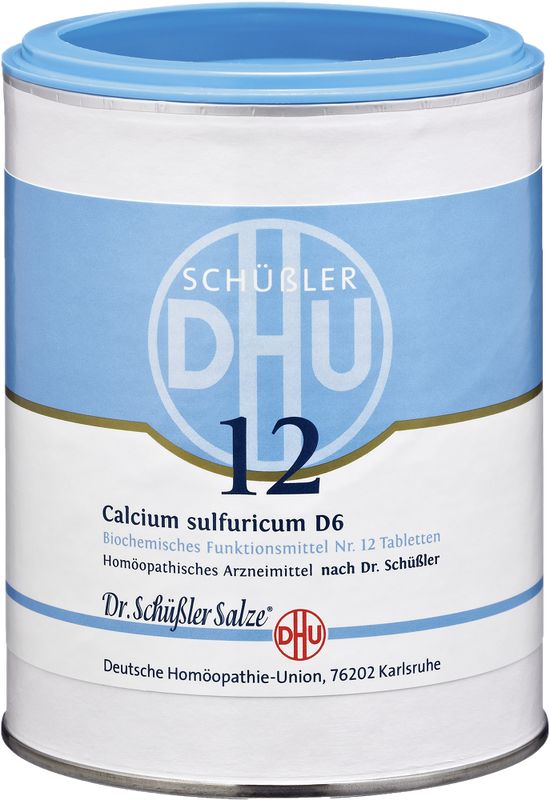 BIOCHEMIE DHU 12 Calcium sulfuricum D 6 Tabletten