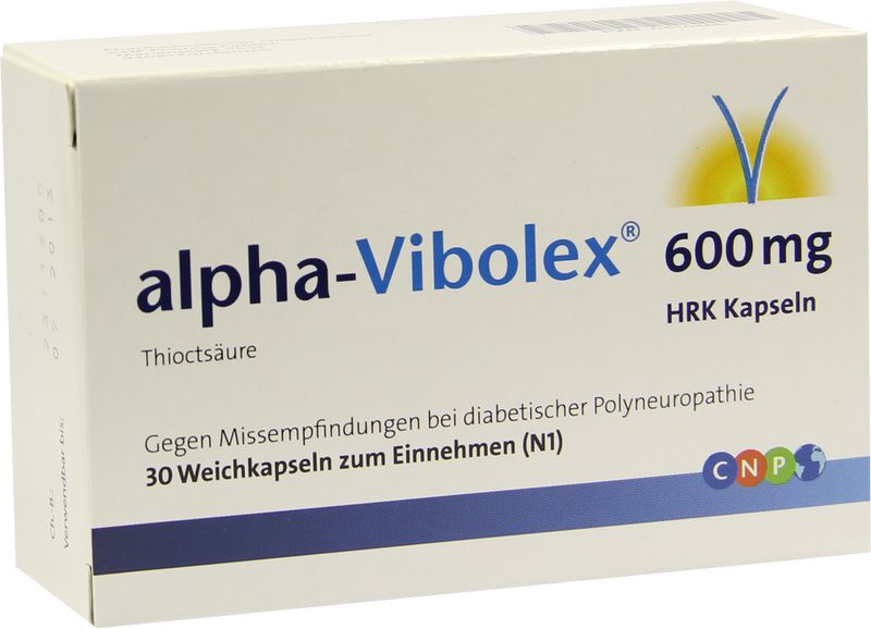 ALPHA VIBOLEX 600 mg HRK Weichkapseln