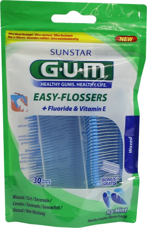 GUM EASY-FLOSSERS Zahnseide inkl.Halter