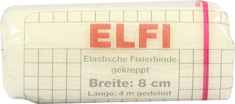 DRACOELFI elast.Fixierbinde 8 cmx4 m gekrep.cello