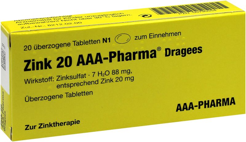 ZINK 20 AAA-Pharma Dragees