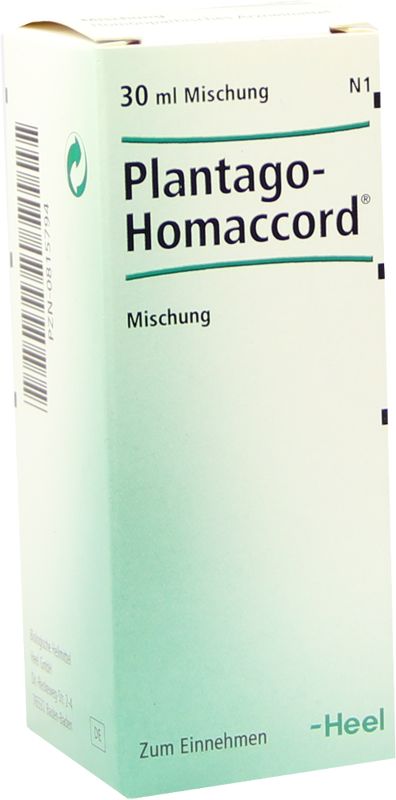 PLANTAGO HOMACCORD Tropfen