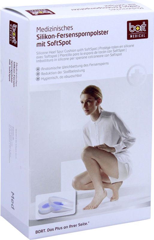 BORT Silikon Fersenspornpolster m.SoftSpot S