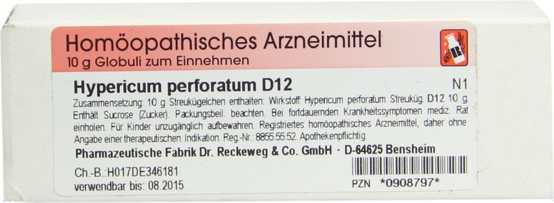HYPERICUM D 12 Globuli