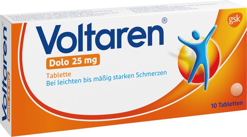 VOLTAREN Dolo 25 mg berzogene Tabletten