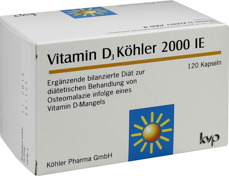 VITAMIN D3 KHLER 2.000 I.E. Kapseln