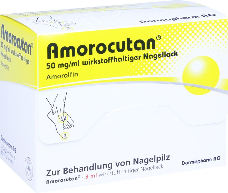 AMOROCUTAN 50 mg/ml wirkstoffhaltiger Nagellack