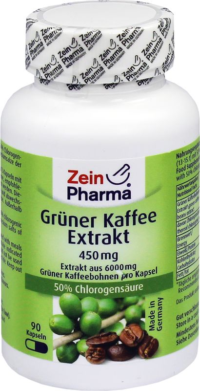 GRNER KAFFEE Extrakt 450 mg Kapseln