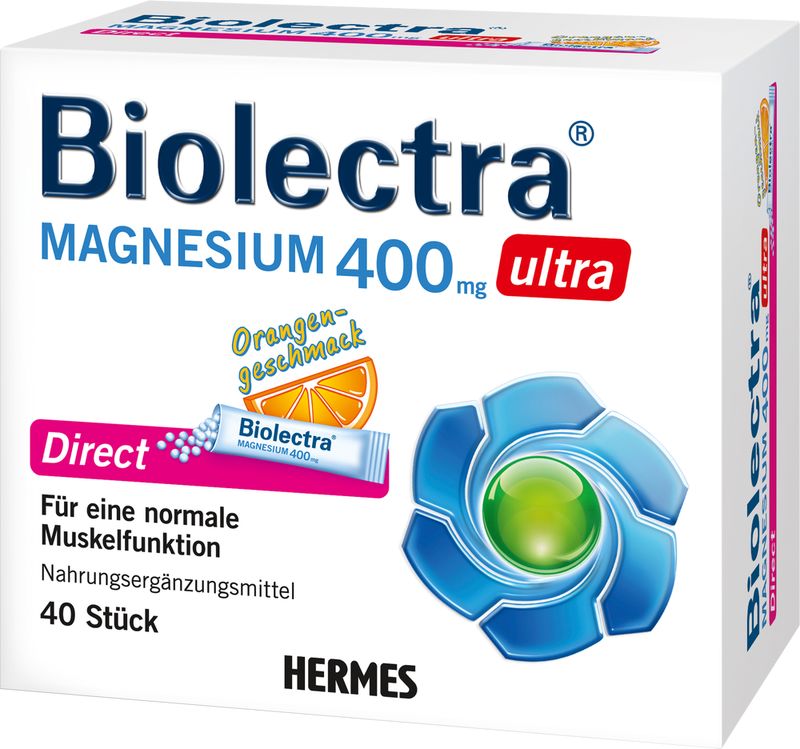 BIOLECTRA Magnesium 400 mg ultra Direct Orange