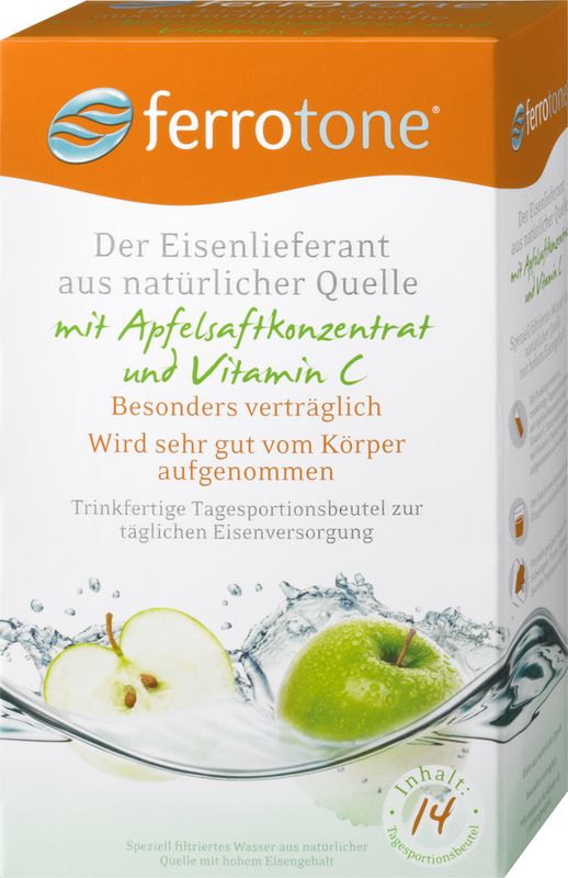 FERROTONE Eisen m.Apfelkonzentrat u.Vitamin C Btl.
