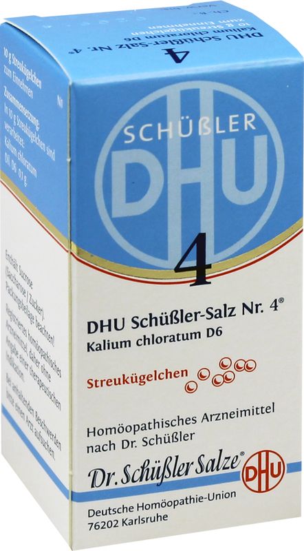 BIOCHEMIE DHU 4 Kalium chloratum D 6 Globuli