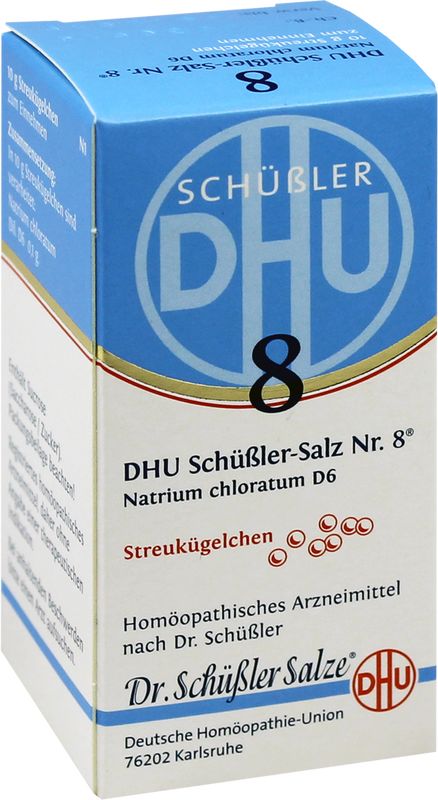 BIOCHEMIE DHU 8 Natrium chloratum D 6 Globuli