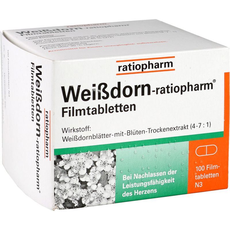 WEISSDORN-RATIOPHARM Filmtabletten