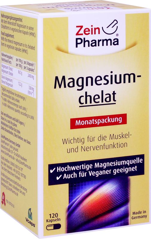 MAGNESIUM CHELAT Kapseln hoch bioverfgbar