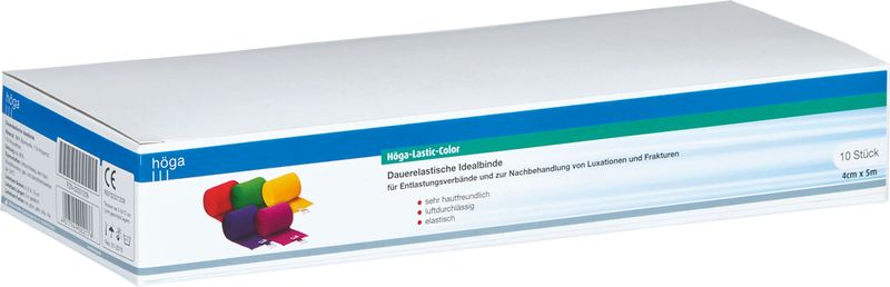 HGA-LASTIC Color Idealbinde 4 cmx5 m blau cello.