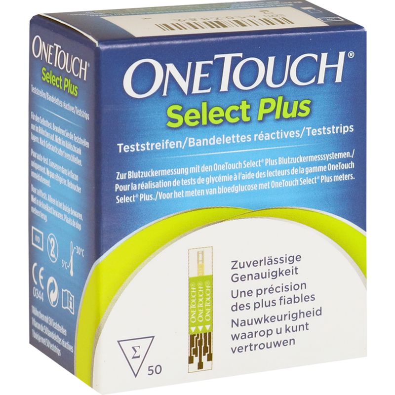 ONE TOUCH Select Plus Blutzucker Teststreifen