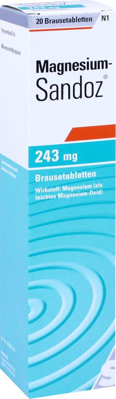 MAGNESIUM SANDOZ 243 mg Brausetabletten