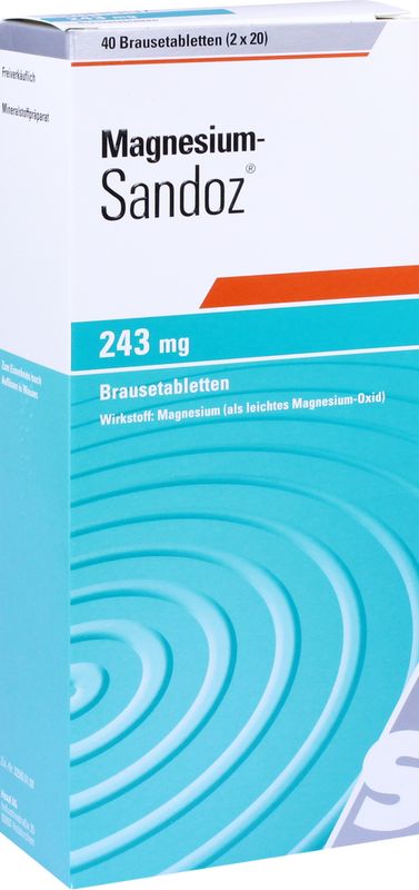 MAGNESIUM SANDOZ 243 mg Brausetabletten