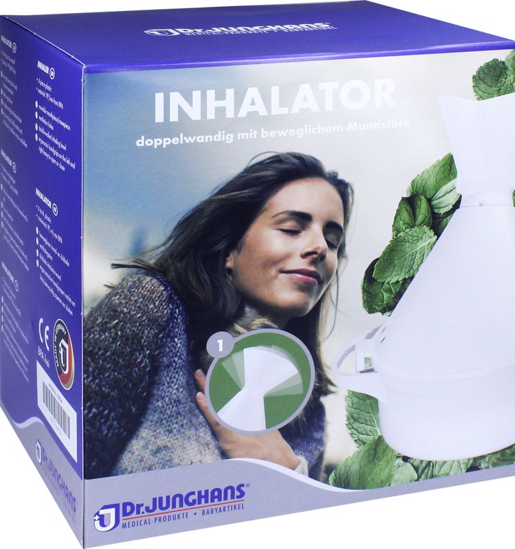 INHALATOR Kunststoff doppelwandig bewegl.Mundstck