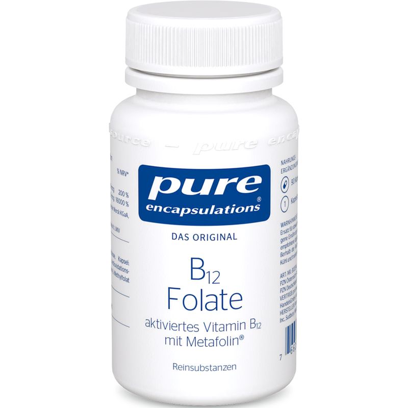 PURE ENCAPSULATIONS B12 Folate Kapseln