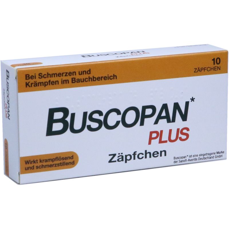 BUSCOPAN plus 10 mg/800 mg Suppositorien