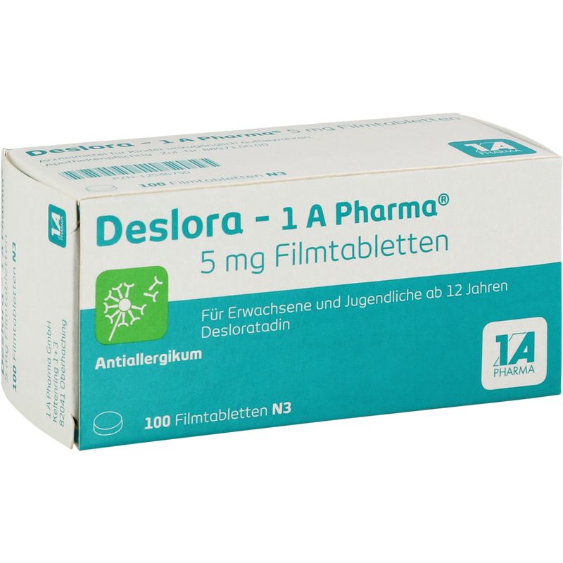 DESLORA-1A Pharma 5 mg Filmtabletten