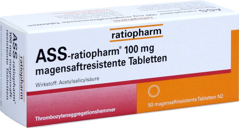 ASS-ratiopharm 100 mg magensaftres.Tabletten