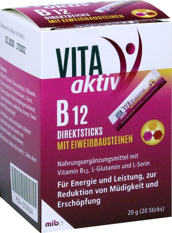 VITA AKTIV B12 Direktsticks mit Eiweibausteinen