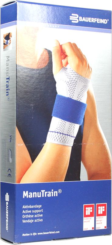 MANUTRAIN Handgelenkbandage rechts Gr.2 titan