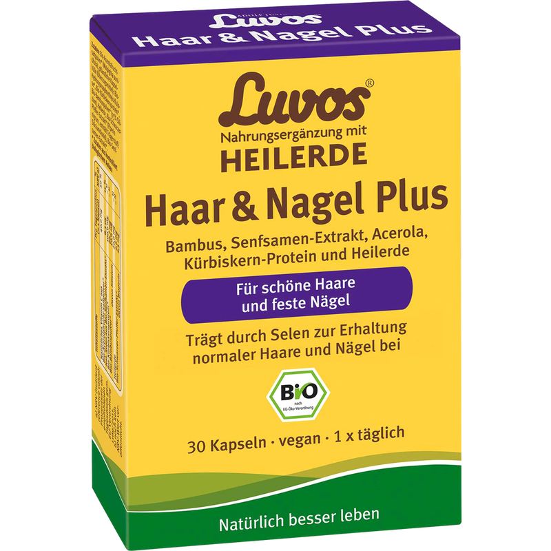 LUVOS Heilerde Bio Haar & Nagel Plus Kapseln