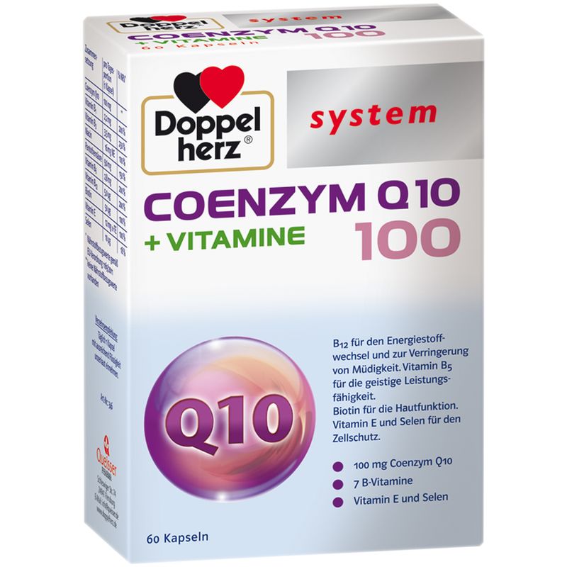 DOPPELHERZ Coenzym Q10 100+Vitamine system Kapseln