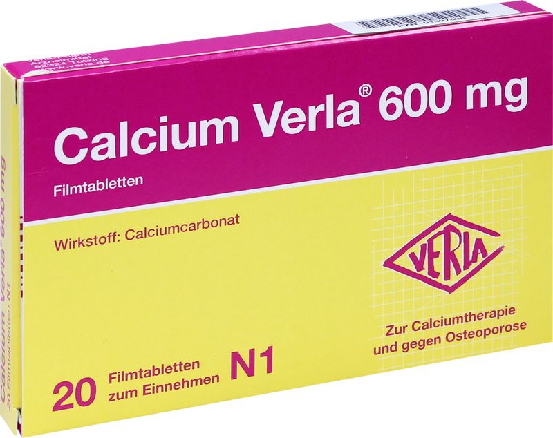 CALCIUM VERLA 600 mg Filmtabletten