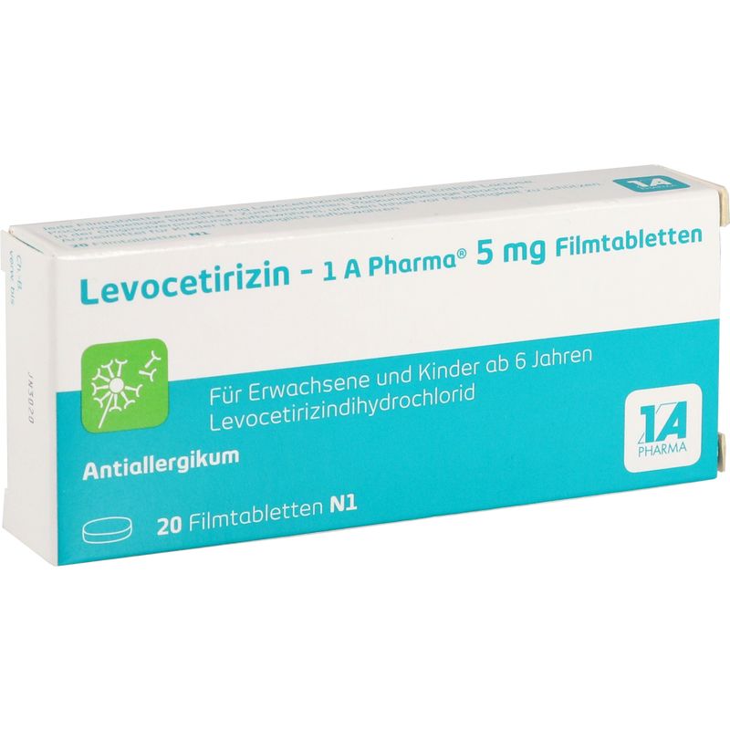 LEVOCETIRIZIN-1A Pharma 5 mg Filmtabletten