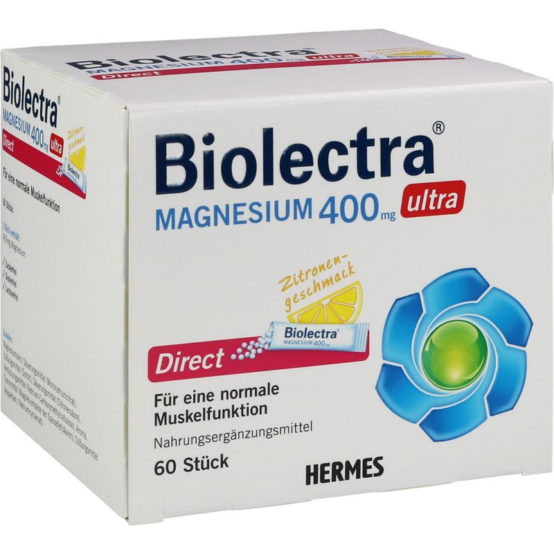 BIOLECTRA Magnesium 400 mg ultra Direct Zitrone