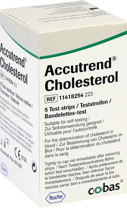 ACCUTREND Cholesterol Teststreifen