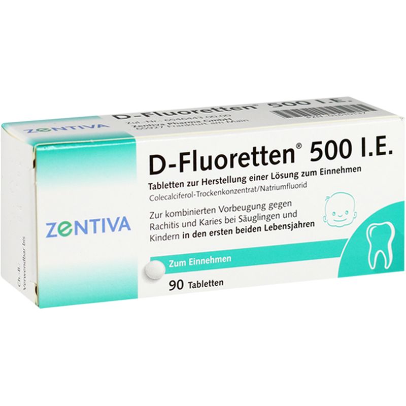 D FLUORETTEN 500 Tabletten