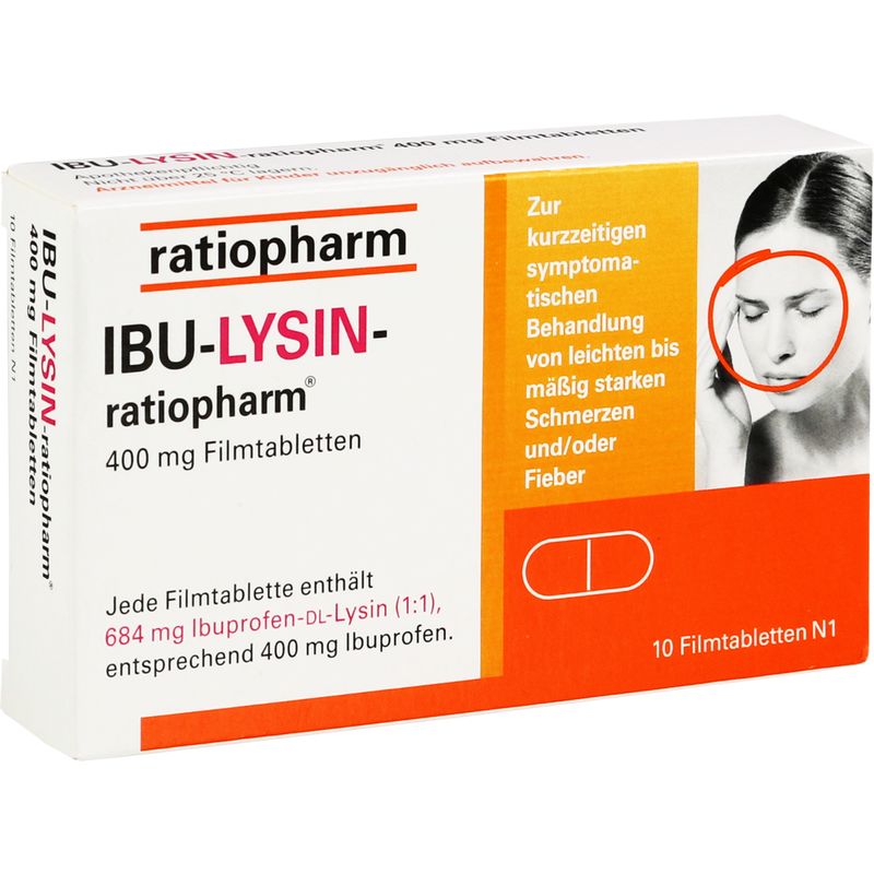 IBU-LYSIN-ratiopharm 400 mg Filmtabletten