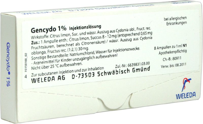 GENCYDO 1% Injektionslsung