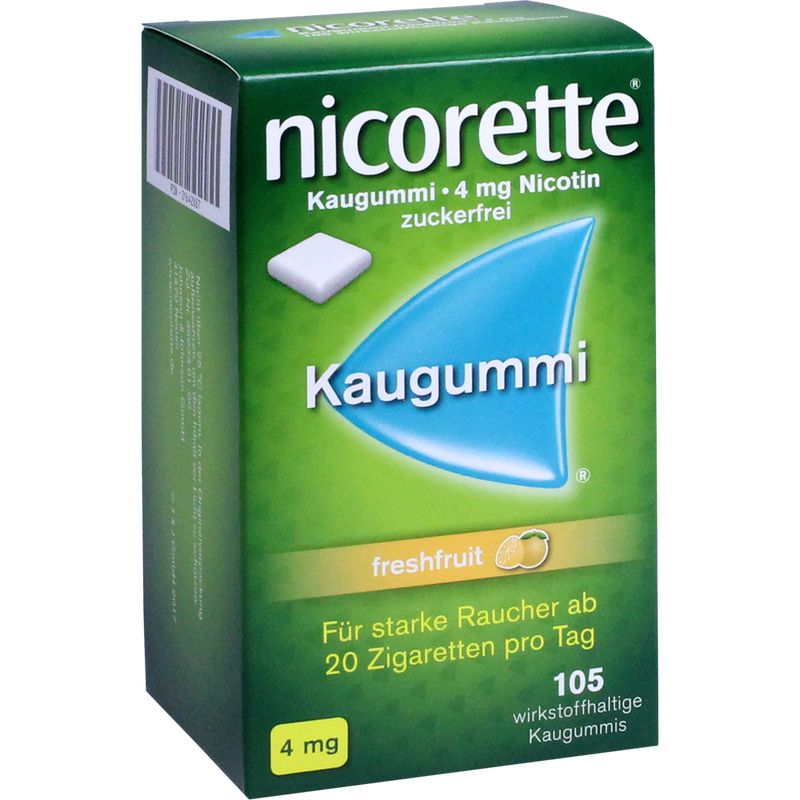 NICORETTE Kaugummi 4 mg freshfruit