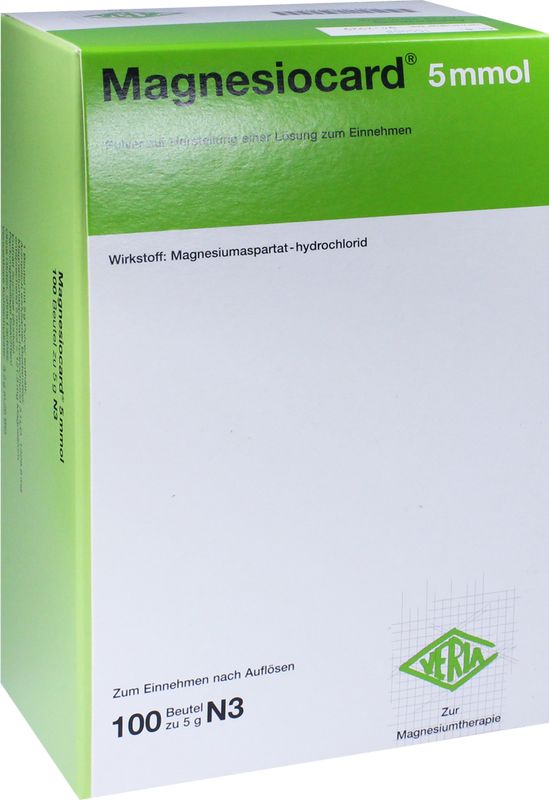 MAGNESIOCARD 5 mmol Plv.z.Her.e.Lsg.z.Einnehmen