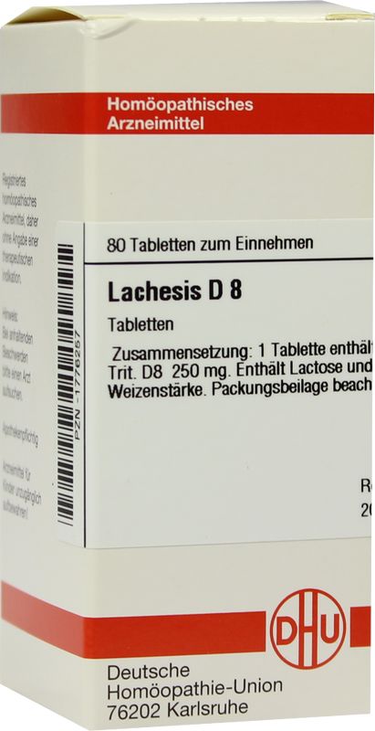LACHESIS D 8 Tabletten