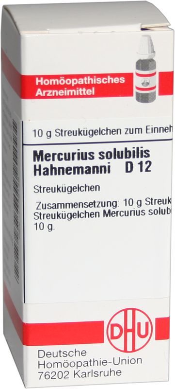 MERCURIUS SOLUBILIS Hahnemanni D 12 Globuli