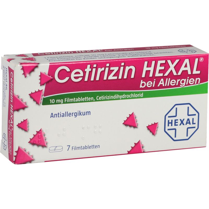 CETIRIZIN HEXAL Filmtabletten bei Allergien