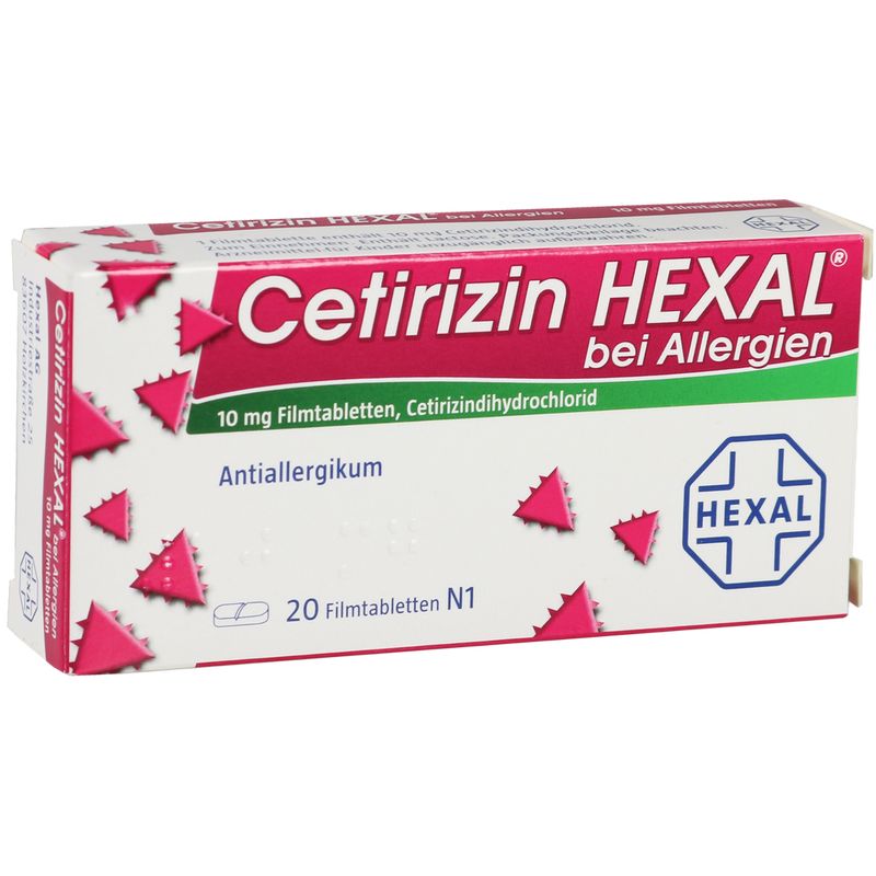 CETIRIZIN HEXAL Filmtabletten bei Allergien