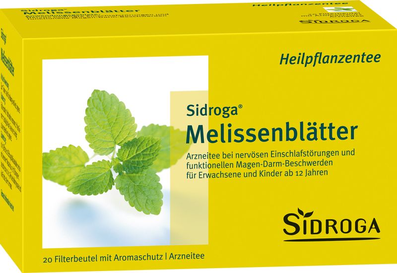 SIDROGA Melissenbltter Tee Filterbeutel