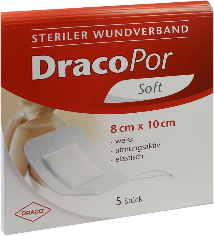 DRACOPOR Wundverband 8x10 cm steril