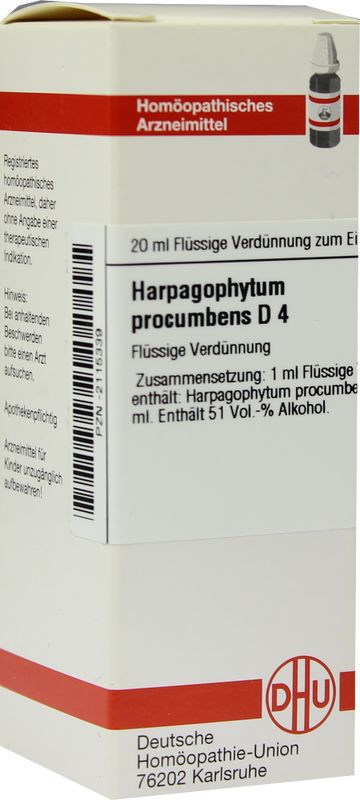 HARPAGOPHYTUM PROCUMBENS D 4 Dilution