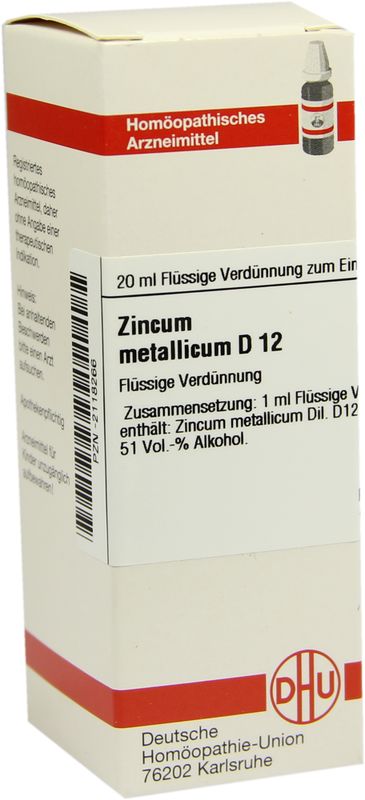 ZINCUM METALLICUM D 12 Dilution