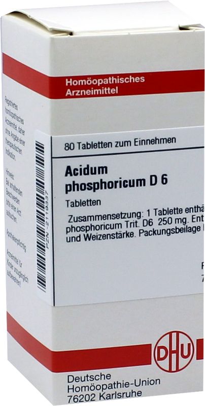 ACIDUM PHOSPHORICUM D 6 Tabletten